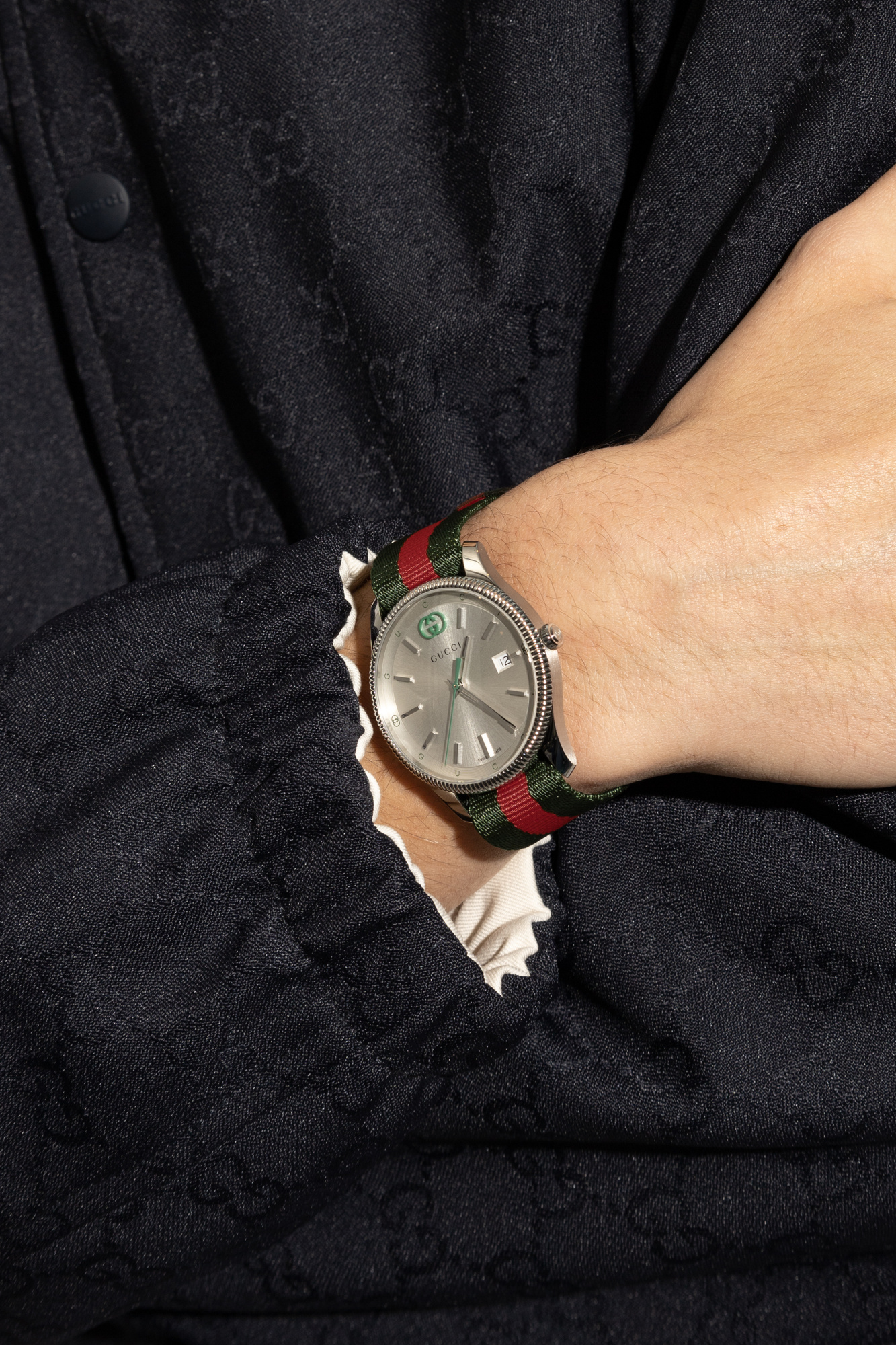 Gucci Watch with Web strap | Men's Jewellery | Vitkac Gucci Watch with Web strap | Men's Jewellery | Vitkac